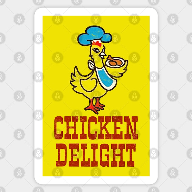 Chicken Delight -- Vintage Store Logo Sticker by CultOfRomance